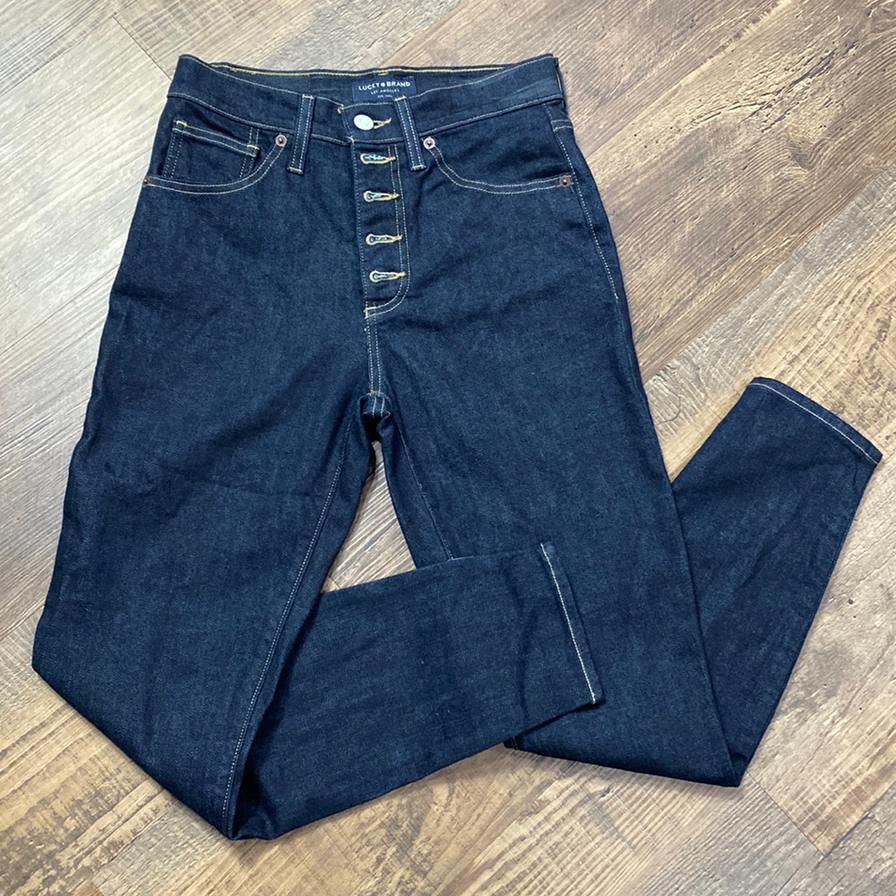 NWOT Lucky Brand  Bridgette Button Fly Skinny Ankle Jeans
